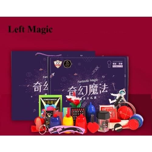 Fantastic Magic Set Magic Tricks 22 Kinds Magic Play With Video Teaching Professional Magie Prop For Magic Beginner Children