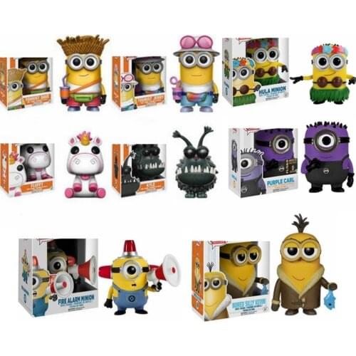Funko Despicable Me 2/3 Minions Fluffy 420# Action Figure 10cm Limited Edition Collectible Model Toys for Children Birthday Gift