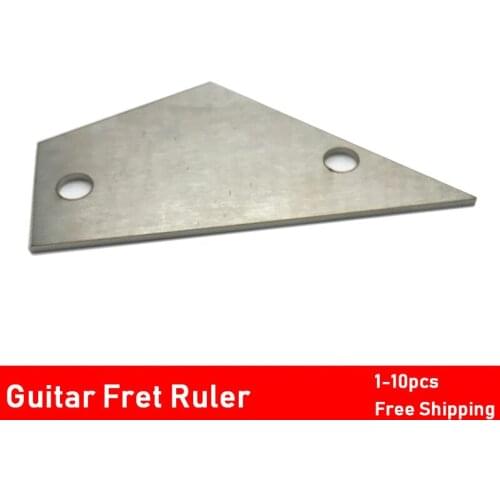 Guitar Wire Balance Fret Level Measuring Ruler Stainless Steel Guitar Part Measuring Ruler Silver for Guitar Luthier
