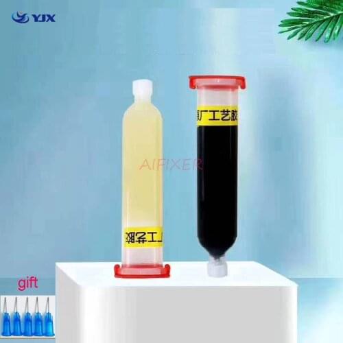 Original PUR Cold Glue for iPhone X 11 LCD Middle Frame Bracket Back Cover Liquid Glue Dispensing Gun Mobile Phone Repair Tools