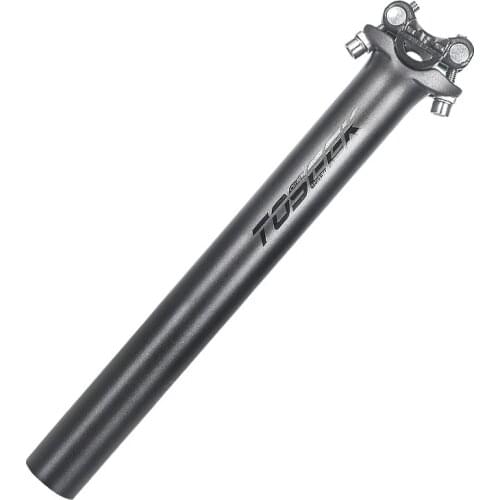 TOSEEK Carbon Seatpost 27.2/30.8/31.6mm matte black 3kCarbon Fiber MTB Road Bicycles Carbon Fiber seat post Light 220g seat tube