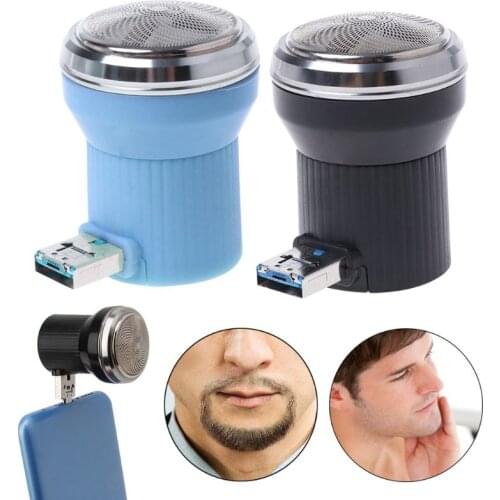 Creative Electric Shaver Mini Portable Plug In Travel Beard Trimmer Razor Mini USB Cell Phone Razor Trimmer Shaver