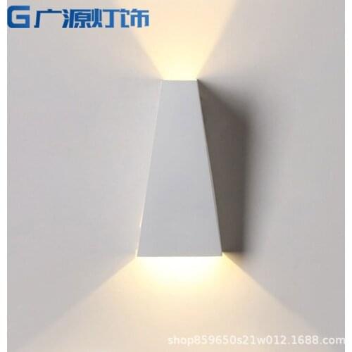 Simple modern led wall lamp bedside wall lamp bedroom corridor staircase lamp creative double-headed outdoor New Chinese style