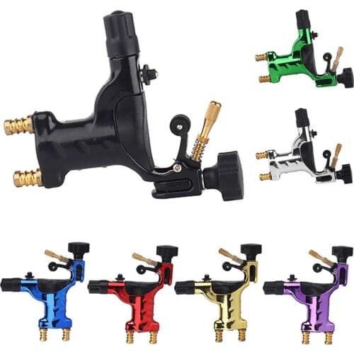 Mini Motor Rotary Shader Tattoo Liner 7 Colors Assorted Professional Electric Makeup Tattoo Machine Gun Kits Supply For Artists