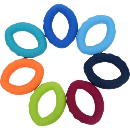 Olive type non flavor silicone hand grip force ring gripper finger force trainer large silica gel gripper wholesale