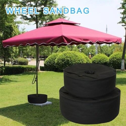 Sandbag for Umbrella Base Canopy Weight Bag Round Sandbags for Outdoor Sunshade Beach Tent Camping Hiking Canopy