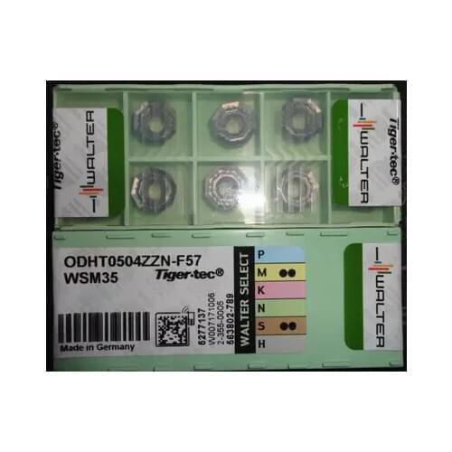 10PCS CARBIDE INSERT ODHT0504ZZN-F57 WSM35