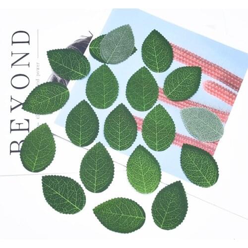 100/200 Pieces Silk leaf christmas Leaves decorative flowers wreaths diy gifts box artificial plants home decor wedding bridal