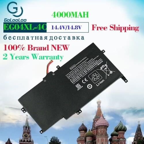 Golooloo 4000mAh laptop battery EG04XL for Hp ENVY 6-1001tx 1016TX 1003TU 1015TX 1005TXx 1002TU 1090SE 1010SA 1003TX 1007TX