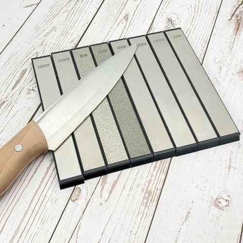 Diamond sharpening stone Whetstone Polished leather sharpener whetstone Kitchen bar knife sharpener Scissors Razor hot sale