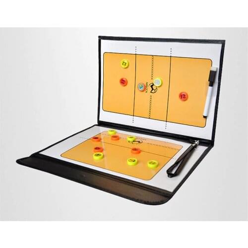 MAICCA Volleyball coach board folding Tactical Board with pen Coach Plate volleyball Coaching book set equipment Wholesale