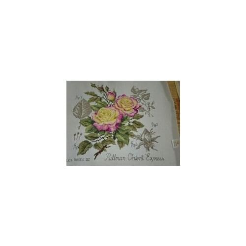 Xiaoyi cotton self-matching cross stitch Cross stitch RS cotton comes with Shadow flower rose series