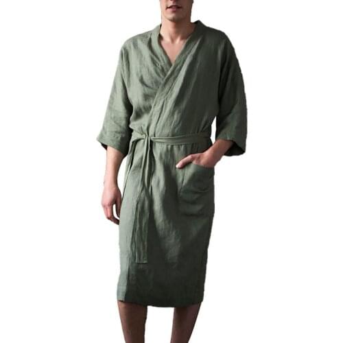 Мужские банные халаты ISHOWTIENDA China At AliExpress