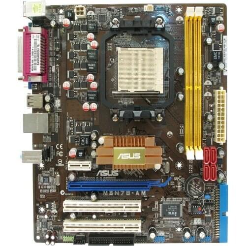 ASUS M3N78-AM Motherboard Socket AM2/AM2+ M3N78 AM uATX Systemboard GeForce 8 Series Onboard GPU Desktop Mainboard USB 2.0 Used