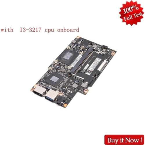 Nokotion For Lenovo Yoga 13 Laptop Motherboard FRU 90000652 SR0N9 With I3-3217 Processor Onboard
