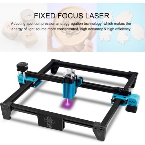 40W Desktop Laser Engraver High Precision Laser Engraving Machine Fast Carver Laser Cutter Printer Cutting Engraver Plastic Wood