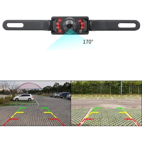 New Style Vehicle Rear View with Long License Plate Frame Vehicle Back Camera High Definition Night Vision with Back-up Camera