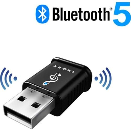 Portable Bluetooth 5.0 RCA Aux 3.5mm USB Stereo Audio TV Transmitter Receiver Mini Wireless Music Adapter