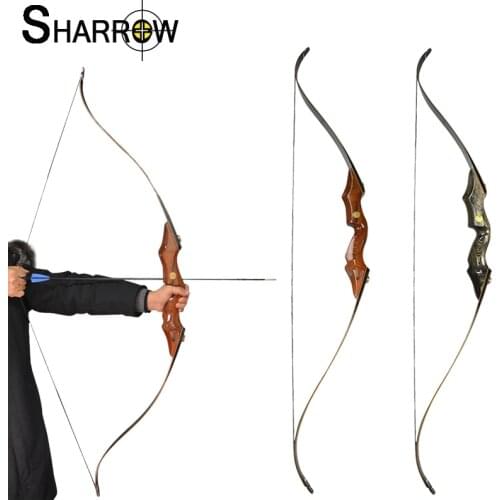 1set 58 inches Archery Recurve Bow 20-55lbs Traditional Bow Maximum Draw Length 32 " For Right Hand Hunting Shooting Accessories
