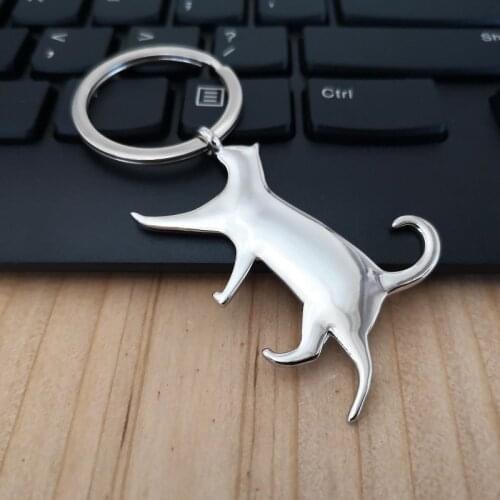 Russian Blue cat keychain key ring cute key chain for women key holder high quality portachiavi chaveiro llaveros bag charm