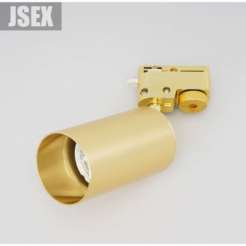 LED Track Light Rail Black/Gold Aluminum Spot Light LED GU10 7W Indoor Home Shop Ceiling Lamp Track Lighting Fixtures