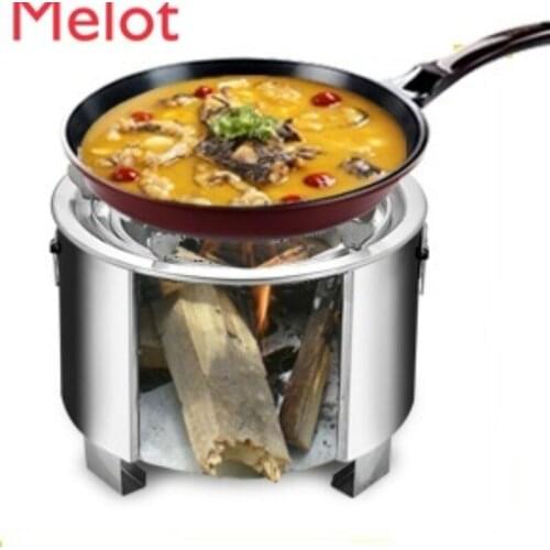 Camping Stove Portable Firewood Stove Alcohol Stove Camping Stove Windproof Camping Supplies Rural Firewood Stove Stove Stove