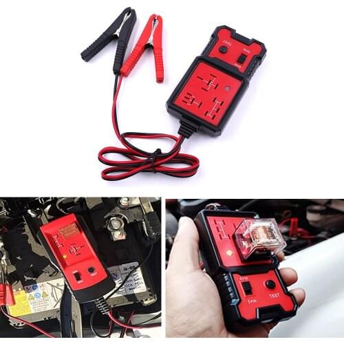 Universal Tester Car Tester 12v Relay Tester AUTO TESTER Battery Tester LED Display Fault Analyzer Diagnostic Tool Auto