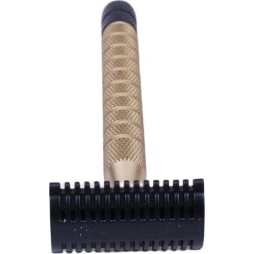 Yaqi Long Black And Brass Color Safety Razor