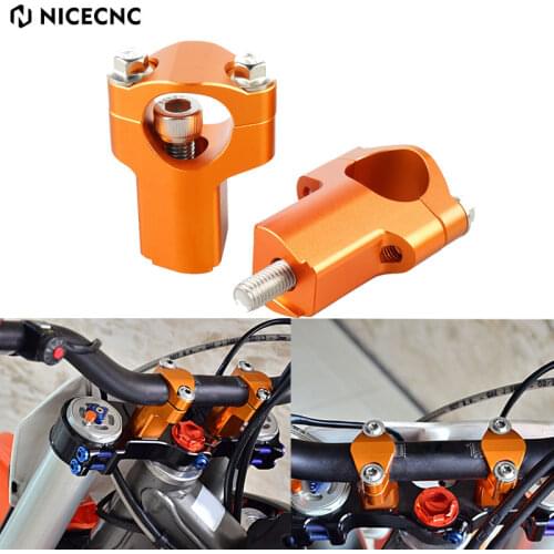 1 1/8" 28mm Motorcycle Handlebar Riser Bar Clamp Mount For KTM 1090 1190 Adventure R 1290 Super Adventure R S 690 Enduro R SMC
