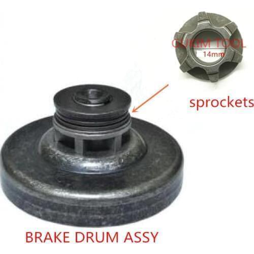 Gear sprockets BRAKE DRUM For MAKITA UC4030A UC3530A UC3030A UC4530A UC4051A UC3051A UC3551A UC4551A 125331-7 221521-1 123886-6