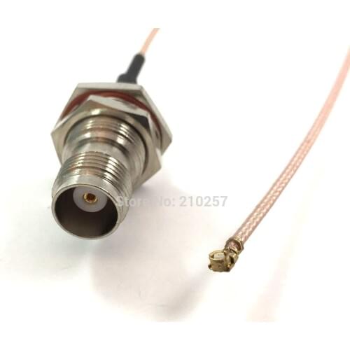 1pcs Tnc Female to Ufl/ipx Connector Pigtail Cable RF RG178 15cm for PCI Wireless Router