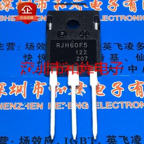10PCS RJH60F5 RJH60F5DPQ 80A/600V in-line TO-3P IGBT tube new and original