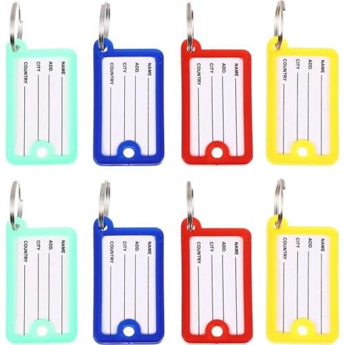 100PCS Key Tag Multi-functional Key Label Portable Key Label Practical Key Label