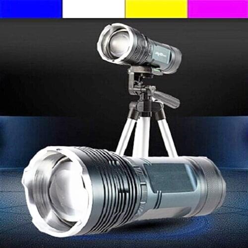 20W Portable Outdoor Zoom Night Fishing LED Flashlight 15W UV LED Flashlight Blue/Yellow/White/UV Beam Rechargeable Light