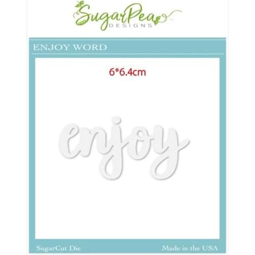 English enjoy Troqueles de corte de metal scrapbooking stamps and dies Metal die cutters for scrapbooking Dies scrapbooking