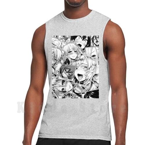 Anime Original tank tops vest sleeveless Hentai Manga Doujin Doujinshi Lewd Oppai Waifu Sexy Boobs