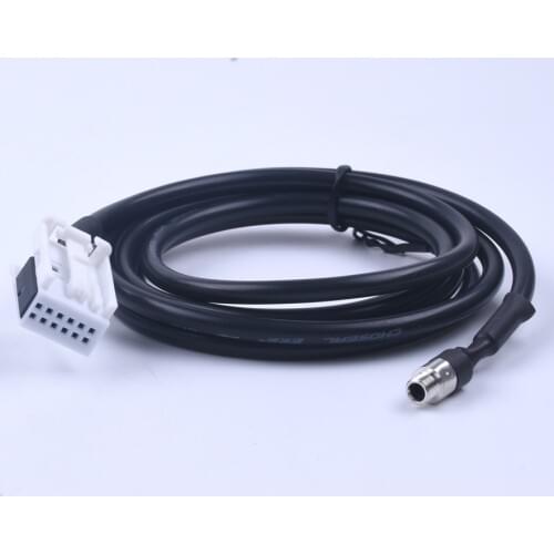 3.5mm Car AUX Adapter Audio Cable Fit for Peugeot 307 308 407 408 507 for Citroen C2 C5 RD4 C-Quatre