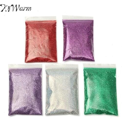 KiWarm 5Pcs/set Shiny Metal Flake for Candles Ceramic Metal Paper Christmas Crafts Paint Work Art Decoration DIY Materal Supply