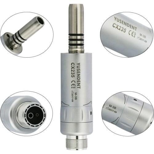 COXO Dental Low Speed Handpiece Air Turbine Handpiece Air Motor Inner Water Spray Borden 2Holes CX235-3B B2 YUSENDENT