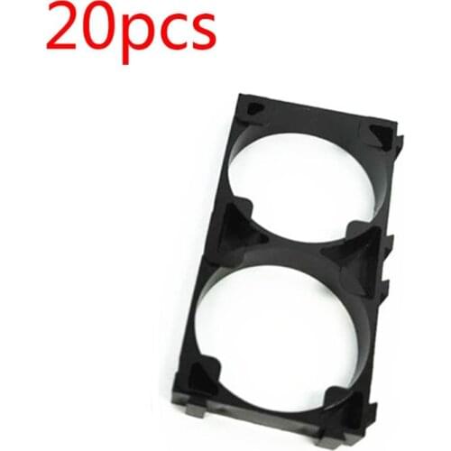 20PCS 32650 1x2Battery Holder Anti Vibration Cell Bracket for 32650 Battery Pack