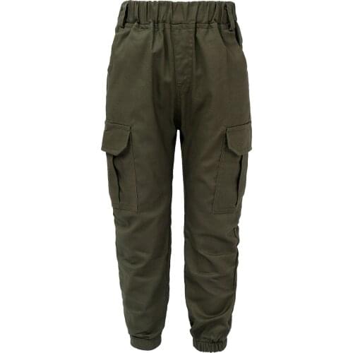 Oyolan Kids Pants Boys Casual Pants Cotton Boys Long Trousers Children Boys Sport Girls Pants Kids Spring Autumn Clothes 3-12Yrs