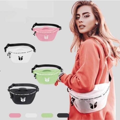 YoReAi Travel Bum Bag Fanny Pack Waist Bag Zipped Outdoor Sports Shoulder Bag Pouch Men Women Waist Packs Ladies Waist Pack