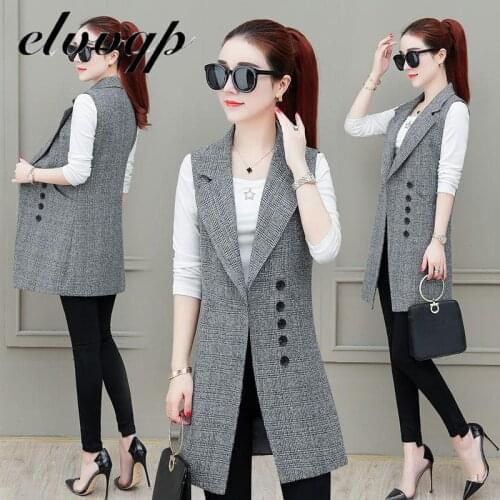 Elvvqp Women's Long Vests