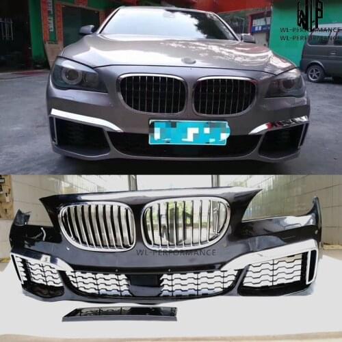 F01 F02 M760 PP Unpainted Car body kit Front Rear bumper For BMW F01 F02 7 series 730i 740i 745i 760i To G12 09-15