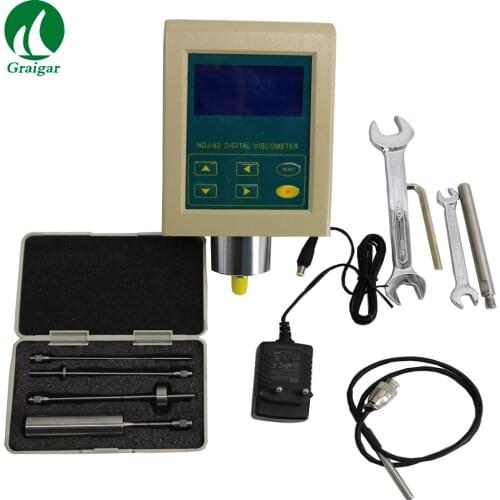 NDJ-9S Digital Rotational Viscosimeter Viscosity Meter for Liquid Viscose Capacity Viscosity Measure Fluidimeter Testing Machine