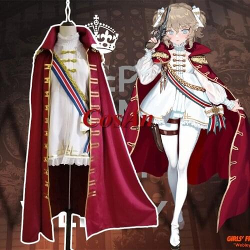 Game Girls Frontline Webley Revolver Cosplay Costume Elegant Red Battle Uniform Activity Party Role Play Clothing Custom-Make