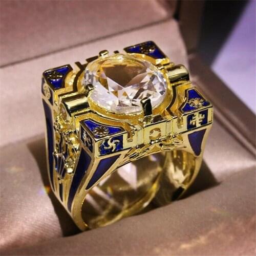 Choucong Retro Fashion Jewelry 925 Sterling Silver&Gold Fill Round Cut White AAAAA Cubic Zircon Eternity Women Wedding Ring