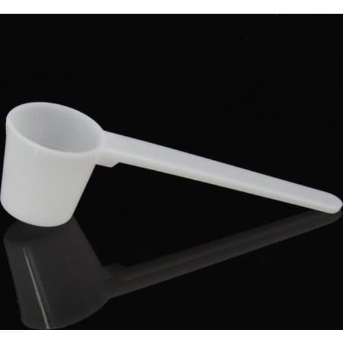 500pcs 6g Long Handle Nontoxic Reusable Plastic Measuring Spoon Coffee Teaspoon Milk Powder Spoon Kitchen Spoons NO24