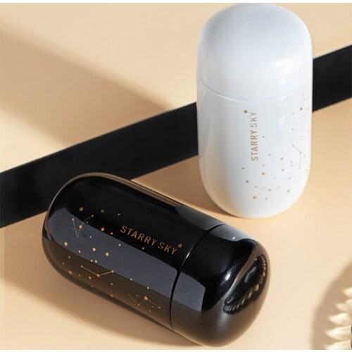 Mini Thermos Bottle Fantasy Starry Sky Small Capacity 304 Stainless Steel Vacuum Flask Water Bottle Leakproof Coffee Mug Gift