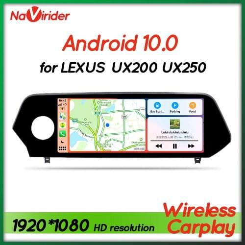 UX 250h Android 10 Multimedia with Screen Car Radio Video Player Stereo For Lexus UX250H 2020 GPS Navigation Autoradio 2Din